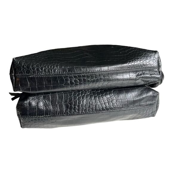 Italian Leather Handbag Claudia Firenze - Black - Picture 10 of 12